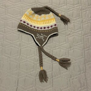 Arcteryx Wool Toque with Earflaps Chullo Style Hat